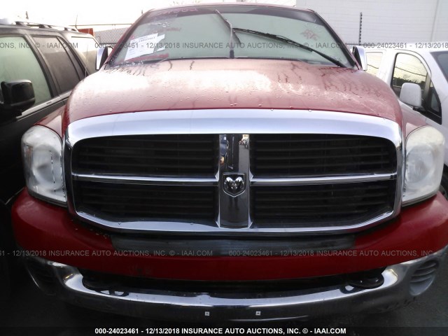 3D7KS28A57G850178 - 2007 DODGE RAM 2500 ST/SLT RED photo 6