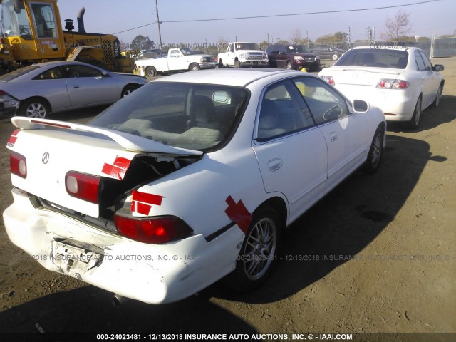 JH4DB7653YS001827 - 2000 ACURA INTEGRA LS WHITE photo 4