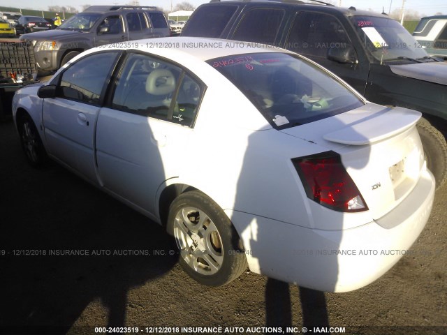 1G8AK52F53Z155554 - 2003 SATURN ION LEVEL 3 WHITE photo 3