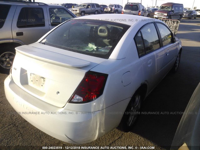 1G8AK52F53Z155554 - 2003 SATURN ION LEVEL 3 WHITE photo 4