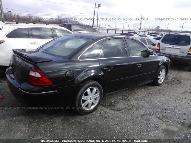 1FAFP23165G155842 - 2005 FORD FIVE HUNDRED  BLACK photo 4