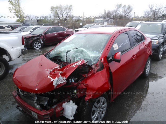 1G1JB5SH3H4141477 - 2017 CHEVROLET SONIC LS 红色 照片 2