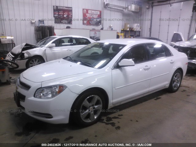 1G1ZD5E1XBF246153 - 2011 CHEVROLET MALIBU 2LT WHITE photo 2