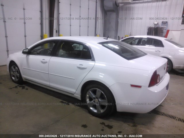 1G1ZD5E1XBF246153 - 2011 CHEVROLET MALIBU 2LT WHITE photo 3