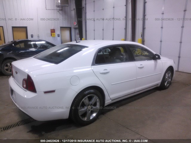 1G1ZD5E1XBF246153 - 2011 CHEVROLET MALIBU 2LT WHITE photo 4