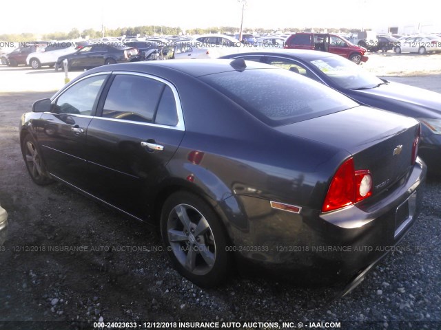 1G1ZC5E09CF349463 - 2012 CHEVROLET MALIBU 1LT GRAY photo 3