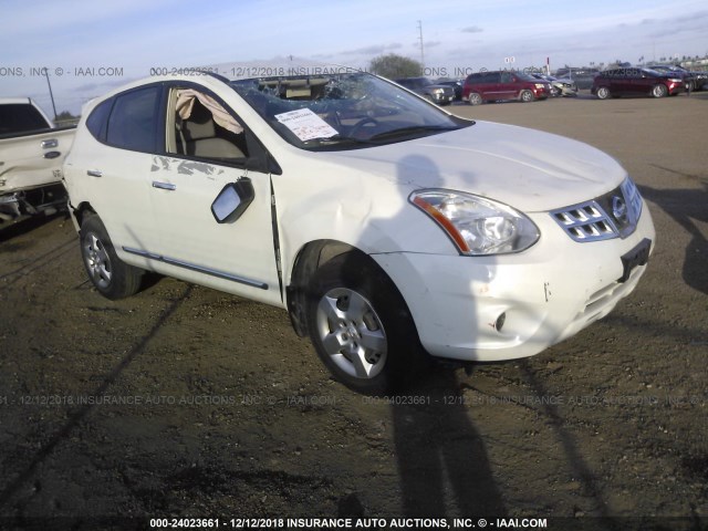 JN8AS5MT3DW536898 - 2013 NISSAN ROGUE S/SV WHITE photo 1