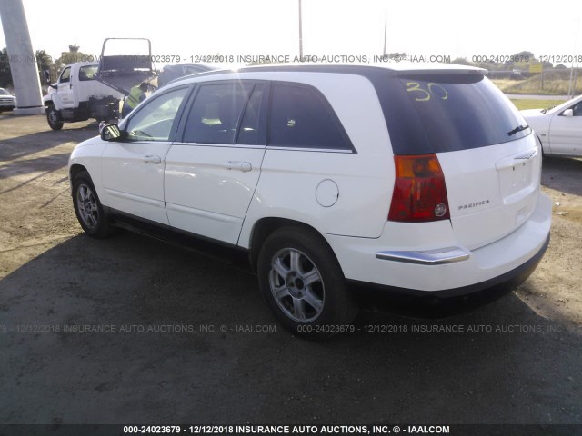 2C8GF68424R386261 - 2004 CHRYSLER PACIFICA WHITE photo 3