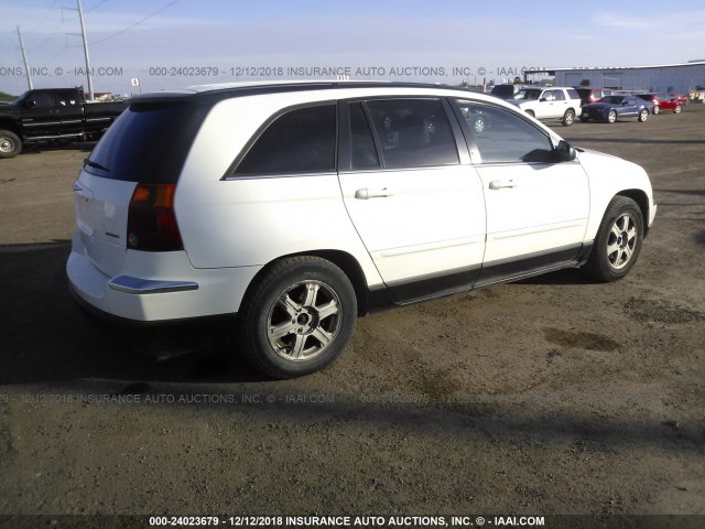 2C8GF68424R386261 - 2004 CHRYSLER PACIFICA WHITE photo 4