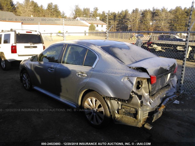 4S3BMBK6XA3220739 - 2010 SUBARU LEGACY 2.5I LIMITED GRAY photo 3