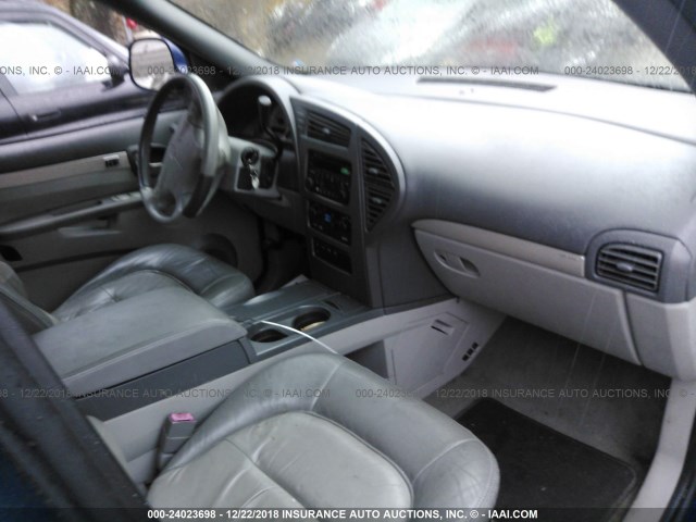 3G5DA03E83S501812 - 2003 BUICK RENDEZVOUS CX/CXL Navy photo 5