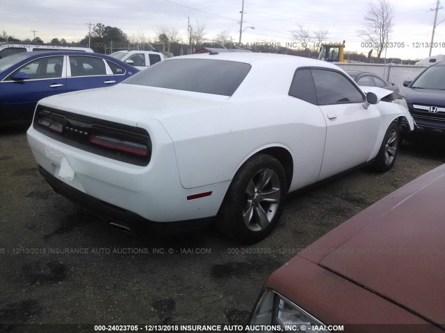 2C3CDZAG9FH901071 - 2015 DODGE CHALLENGER SXT WHITE photo 4