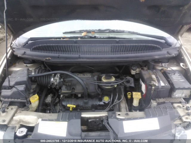 1B4GP45352B737798 - 2002 DODGE CARAVAN SPORT Champagne photo 10