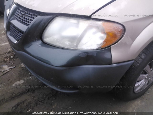 1B4GP45352B737798 - 2002 DODGE CARAVAN SPORT Champagne photo 6