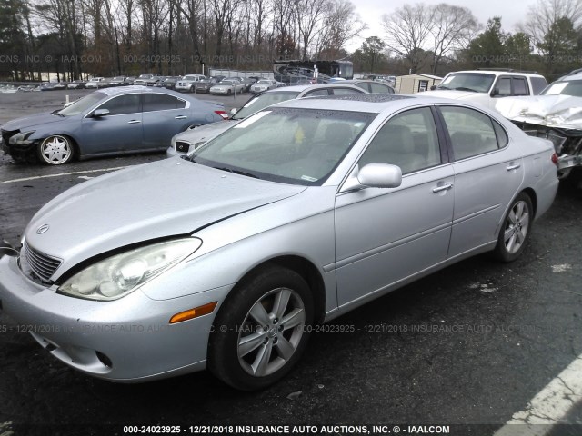 JTHBA30G755128040 - 2005 LEXUS ES 330 SILVER photo 2