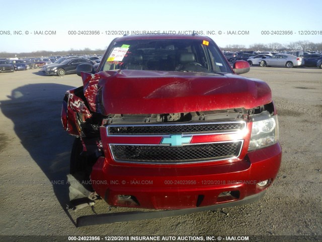 1GNSKBE02ER228471 - 2014 CHEVROLET TAHOE K1500 LT MAROON photo 6