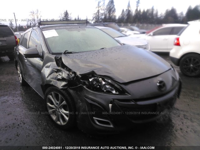 JM1BL1H6XA1277460 - 2010 MAZDA 3 S GRAY photo 1