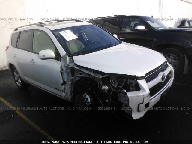 2T3DK4DVXCW088127 - 2012 TOYOTA RAV4 LIMITED WHITE photo 1