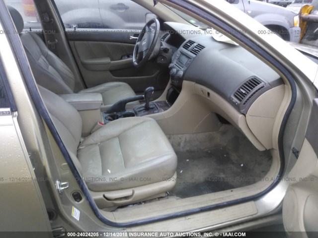 1HGCM56807A188813 - 2007 HONDA ACCORD TAN photo 5