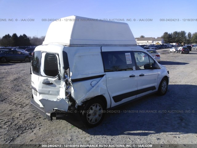 NM0LS7F73H1325023 - 2017 FORD TRANSIT CONNECT XLT WHITE photo 4