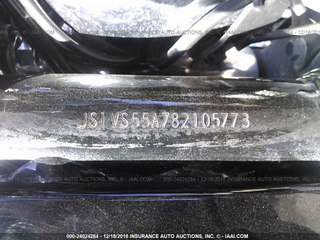 JS1VS55A782105773 - 2008 SUZUKI VL800 BLACK photo 10