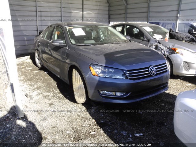 1VWAT7A34FC077181 - 2015 VOLKSWAGEN PASSAT S GRAY photo 1