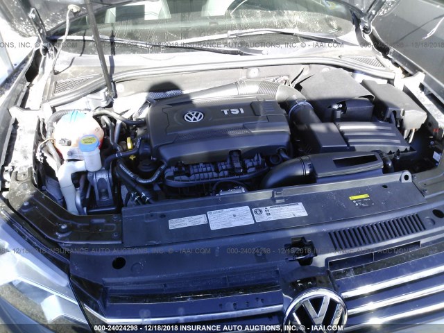 1VWAT7A34FC077181 - 2015 VOLKSWAGEN PASSAT S GRAY photo 10