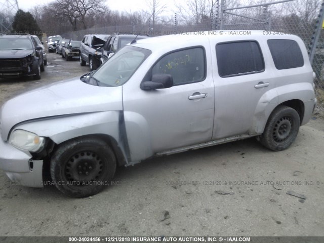 3GNBAADB2AS541818 - 2010 CHEVROLET HHR LS Gümüş fotoğraf 6