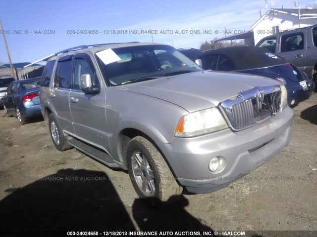 5LMEU68H24ZJ24983 - 2004 LINCOLN AVIATOR SILVER photo 1