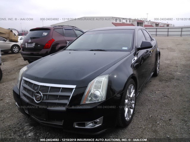 1G6DJ5ED1B0126235 - 2011 CADILLAC CTS PERFORMANCE COLLECTION BLACK photo 2