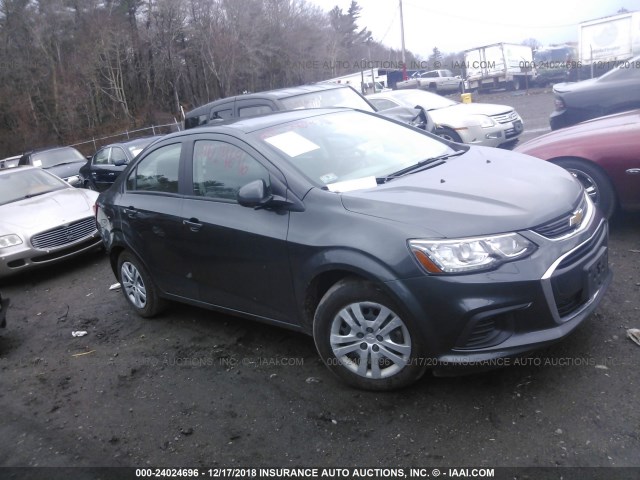 1G1JB5SG6H4149063 - 2017 CHEVROLET SONIC LS 灰色 照片 1