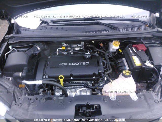 1G1JB5SG6H4149063 - 2017 CHEVROLET SONIC LS 灰色 照片 10