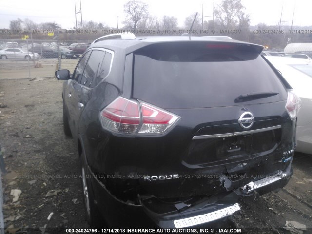 5N1AT2MV5EC864959 - 2014 NISSAN ROGUE S/SL/SV BLACK photo 3