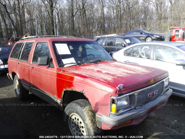 1GKDT13W1R2505808 - 1994 GMC S15 JIMMY RED photo 1