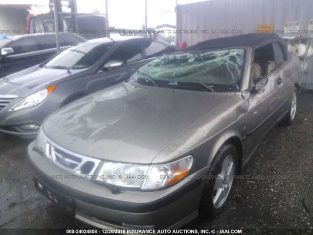 YS3DF78K837011542 - 2003 SAAB 9-3 SE GOLD photo 2