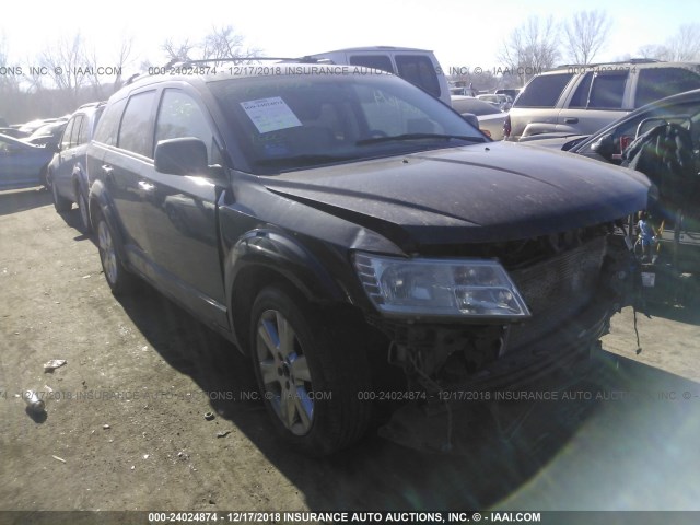 3D4GG67V29T153979 - 2009 DODGE JOURNEY R/T BLACK photo 1