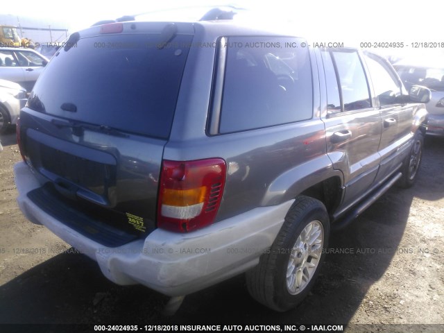 1J4GW48S44C193214 - 2004 JEEP GRAND CHEROKEE LAREDO/COLUMBIA/FREEDOM 灰色 照片 4