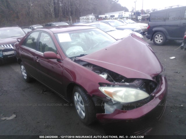 4T1BE32KX4U285987 - 2004 TOYOTA CAMRY LE/XLE/SE MAROON photo 1