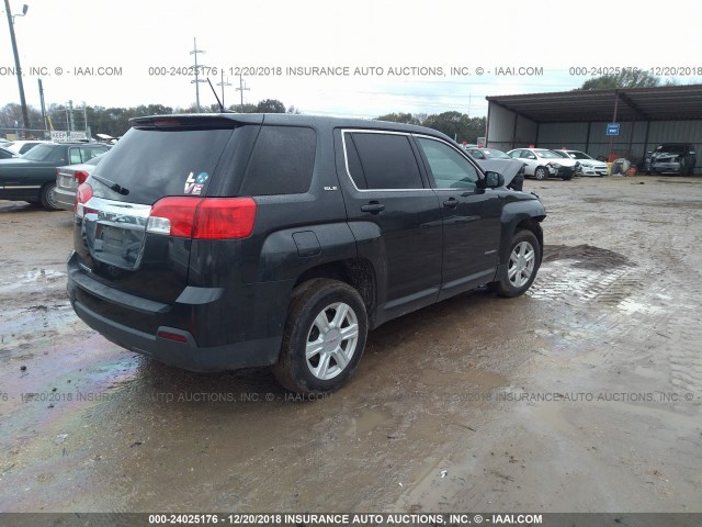 2GKALMEK4E6345354 - 2014 GMC TERRAIN SLE GRAY photo 4