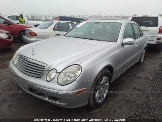 WDBUF56J66A767107 - 2006 MERCEDES-BENZ E 350 SILVER photo 2