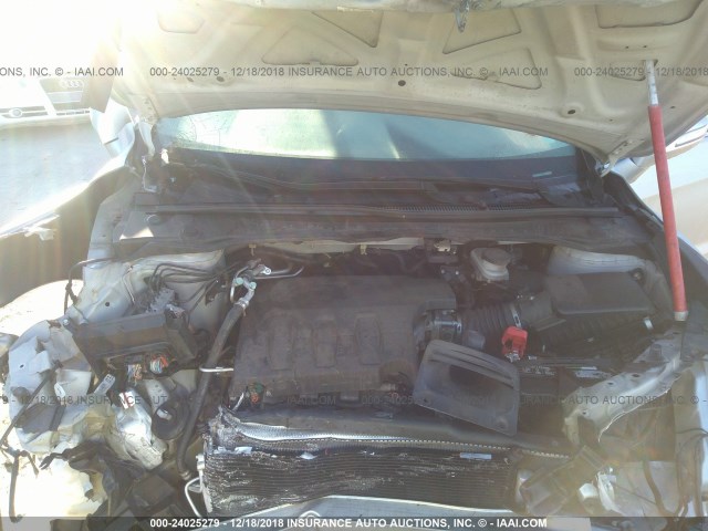 5J8TB3H35EL000655 - 2014 ACURA RDX SILVER photo 10