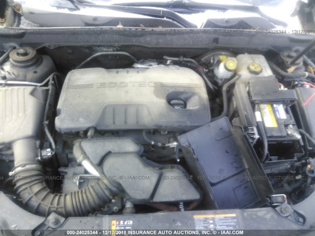 1G11D5RR2DF112141 - 2013 CHEVROLET MALIBU 1LT BLACK photo 10