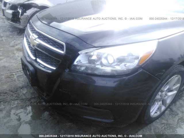1G11D5RR2DF112141 - 2013 CHEVROLET MALIBU 1LT BLACK photo 6