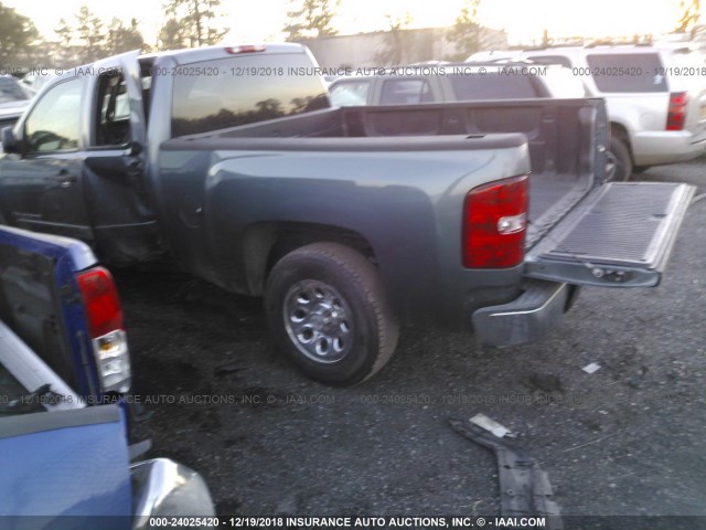 2GCEC19C981311300 - 2008 CHEVROLET SILVERADO C1500 BLUE photo 3