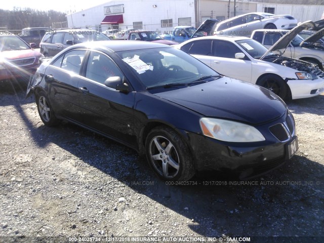 1G2ZG58N974145920 - 2007 PONTIAC G6 SE BLACK photo 1