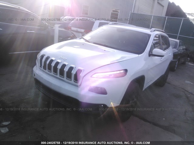 1C4PJMCS5FW563583 - 2015 JEEP CHEROKEE LATITUDE WHITE photo 2
