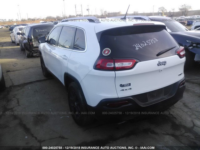 1C4PJMCS5FW563583 - 2015 JEEP CHEROKEE LATITUDE WHITE photo 3