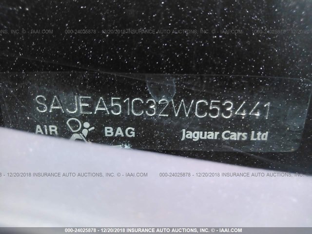 SAJEA51C32WC53441 - 2002 JAGUAR X-TYPE 3.0 GOLD photo 9