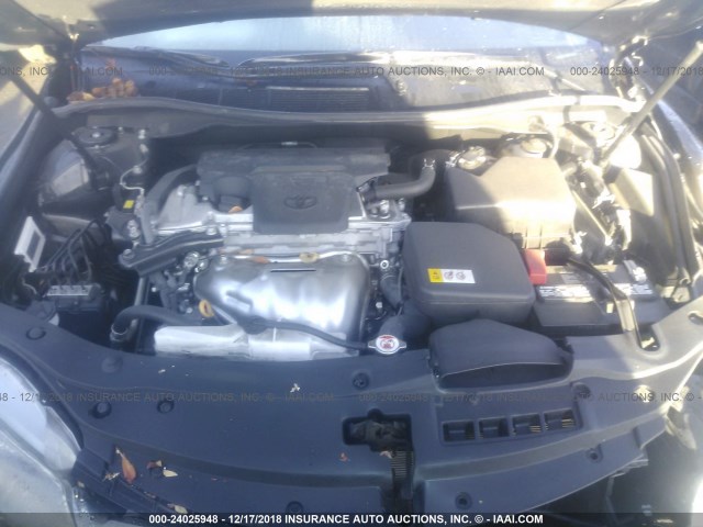 4T1BF1FK4HU799934 - 2017 TOYOTA CAMRY LE/XLE/SE/XSE BLACK photo 10