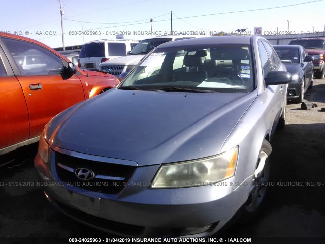 5NPEU46F57H164760 - 2007 HYUNDAI SONATA SE/LIMITED GRAY photo 2